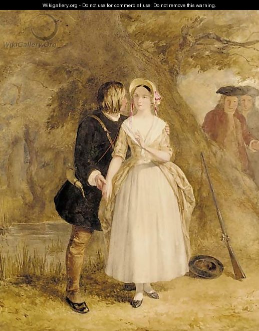 The courtship of Miles Standish - John Absolon