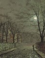 Under the Moonbeams, Knostrop Hall - John Atkinson Grimshaw
