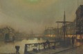 Fish landing, Whitby - John Atkinson Grimshaw