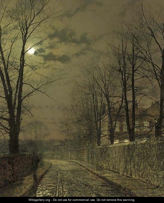 December Moonlight - John Atkinson Grimshaw