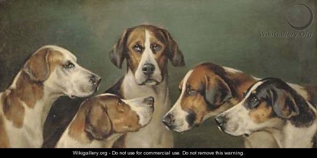 A family of hounds - John Alfred Wheeler