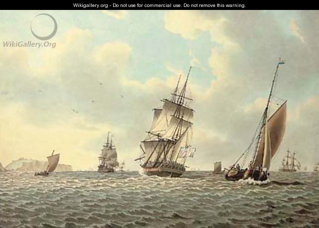 Shipping off Dover, Kent - John the Younger Cleveley