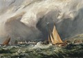 Squall off the Dutch coast - John Christian Schetky