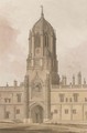 The Great West Entrance to Christ Church from the Quadrangle, Oxford - John Chessell Buckler