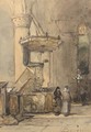 The pulpit, a church interior - Johannes Bosboom