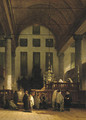 The Portuguese Synagogue, Amsterdam - Johannes Bosboom