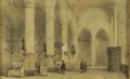 In de kerk te Edam a church interior - Johannes Bosboom