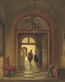 The elegant visitor - Johannes Anthonie Balthasar Stroebel