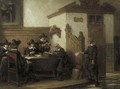 De Regentenkamer discussing the accounts - Johannes Anthonie Balthasar Stroebel