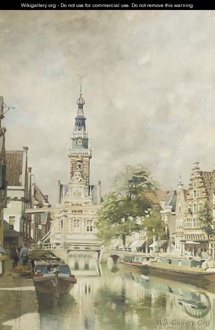 The weighing house, Alkmaar - Johannes Christiaan Karel Klinkenberg