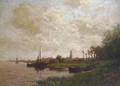 Along a river - Johannes Karel Leurs