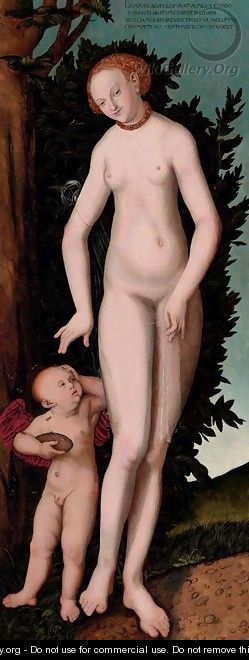 Venus and Cupid, the Honey Thief - Lucas The Elder Cranach
