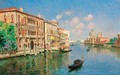 The Grand Canal with Santa Maria della Salute and the Customs House beyond - Luigi Lanza
