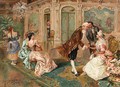 Arrival of the suiter - Luigi Gasparini