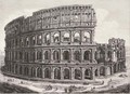 Veduta dell' Anfiteatro Flavio detto il Colosseo, from Antichita Romane - Luigi Rossini