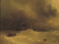 Lightning at sea - Louis Meijer