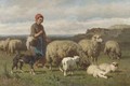 A young shepherdess - Louis Marie Dominique Romain Robbe
