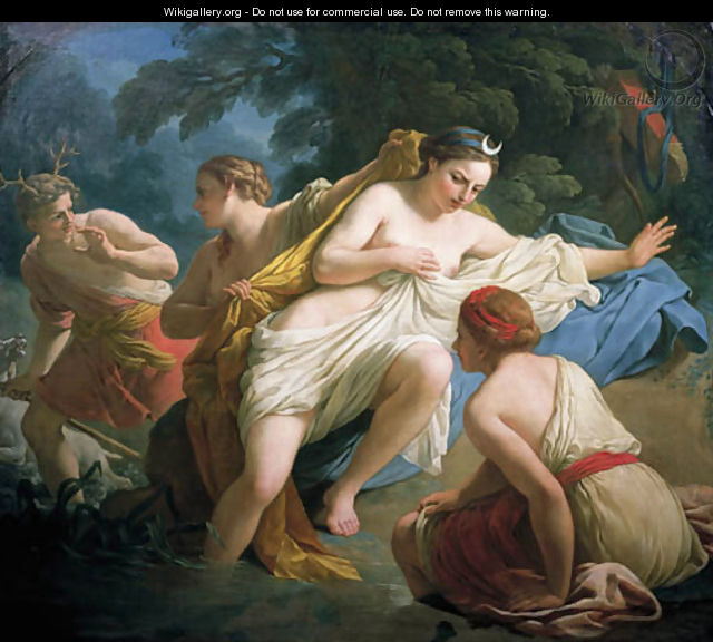 Diana and Actaeon - Louis Lagrenee
