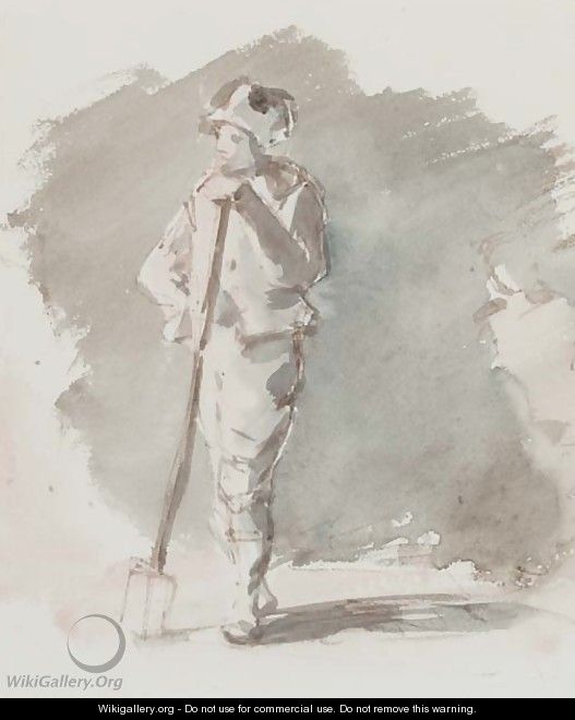 Study of a farm labourer - Louisa Anne, Marchioness of Waterford