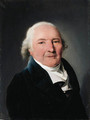 Portrait of Comte Antoine-Marie de Cluzel (1738-1833), small bust-length, in a blue jacket - Louis Léopold Boilly