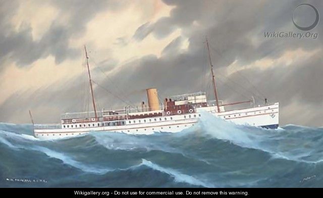 The R.C.Y.C. motor yacht Princess in a heavy swell - L. Papaluca