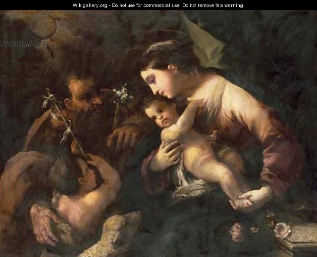 The Holy Family with the Infant Saint John the Baptist - Luca Giordano