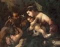 The Holy Family with the Infant Saint John the Baptist - Luca Giordano