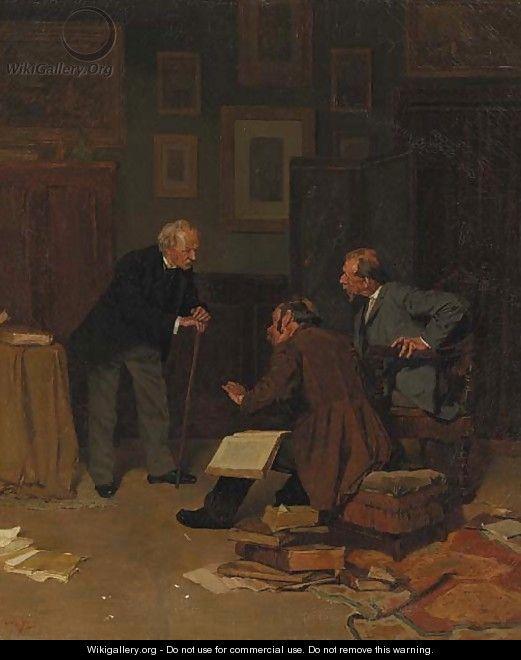 The Book Dealer - Louis Charles Moeller