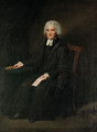 Portrait of John Grant of Kilgraston (d.1793), full-length, seated, in black gown with white bands, a letter in his left hand - Lemuel-Francis Abbott