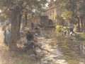 Washerwomen on the Banks of a River - Leon Augustin Lhermitte