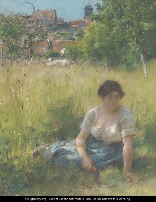 Soleil dans les herbes - Leon Augustin Lhermitte