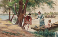 Coming ashore - Leon Girardet