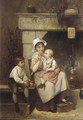 Toddler's teatime - Leon Caille