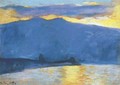 Sonnenaufgang am Gardasee - Lesser Ury