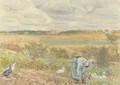 Digging potatoes - Lionel Percy Smythe