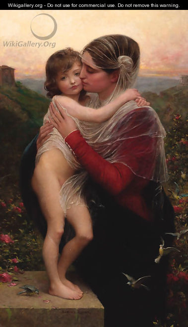A mother and child - Lionel Noel Royer