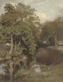 A wooded river landscape - Lionel Constable