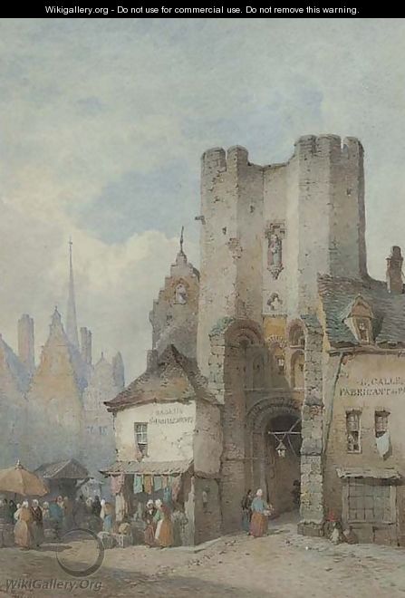 Castle gateway, Derdelburg, Ghent - Lewis John Wood