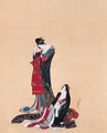 Two courtesans - Katsushika Hokusai