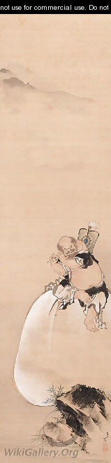 Hotei - Katsushika Hokusai