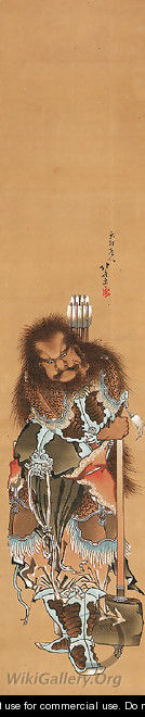 Chinese warrior - Katsushika Hokusai