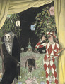 Harlequin and death - Konstantin Andreevic Somov