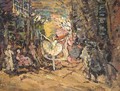 Stage Design for Don Quixote - Konstantin Alexeievitch Korovin