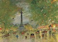 Place de la Bastille, Paris - Konstantin Alexeievitch Korovin