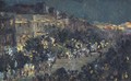 Paris at night - Konstantin Alexeievitch Korovin