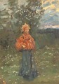 A Russian maiden - Konstantin Alexeievitch Korovin