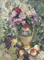 A basket of flowers - Konstantin Alexeievitch Korovin