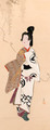 Geisha in festival costume - Kobayashi Kiyochika