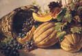 Melons And Grapes With A Basket - Landislaus Eugen Petrovits