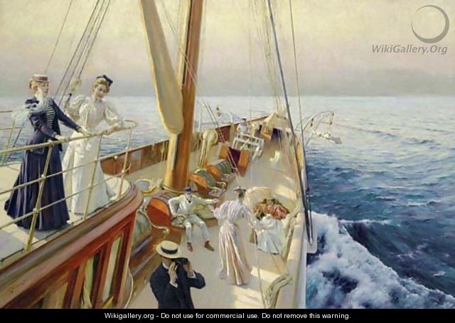 Yachting in the Mediterranean - Julius LeBlanc Stewart